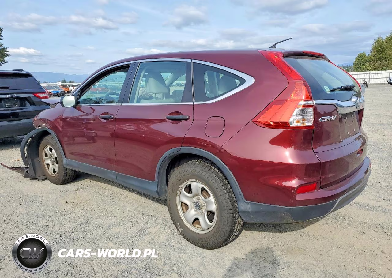 2015 Honda Cr-V Lx VIN:5J6RM4H31FL086308 - 2