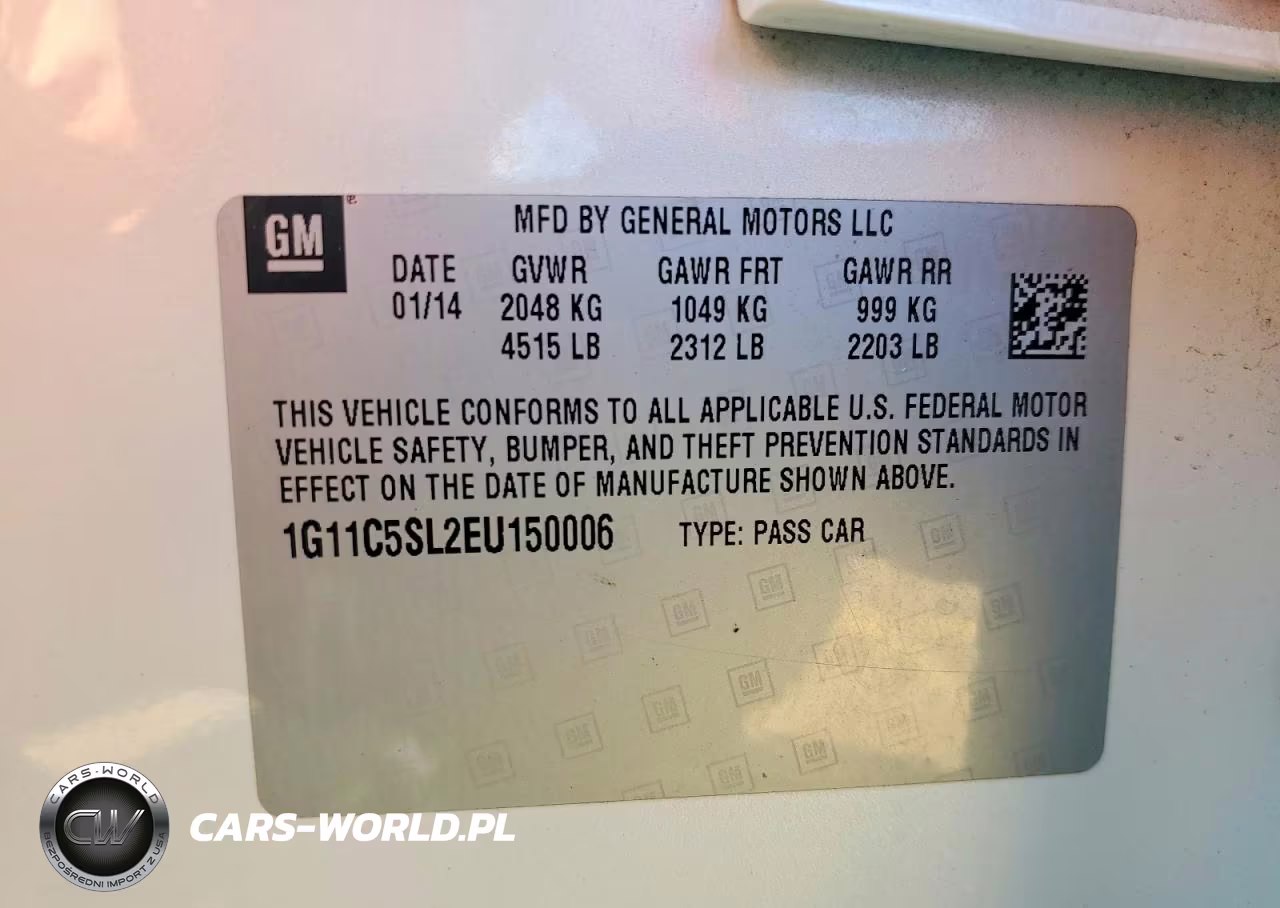 2014 Chevrolet Malibu 1Lt VIN:1G11C5SL2EU150006 - 13