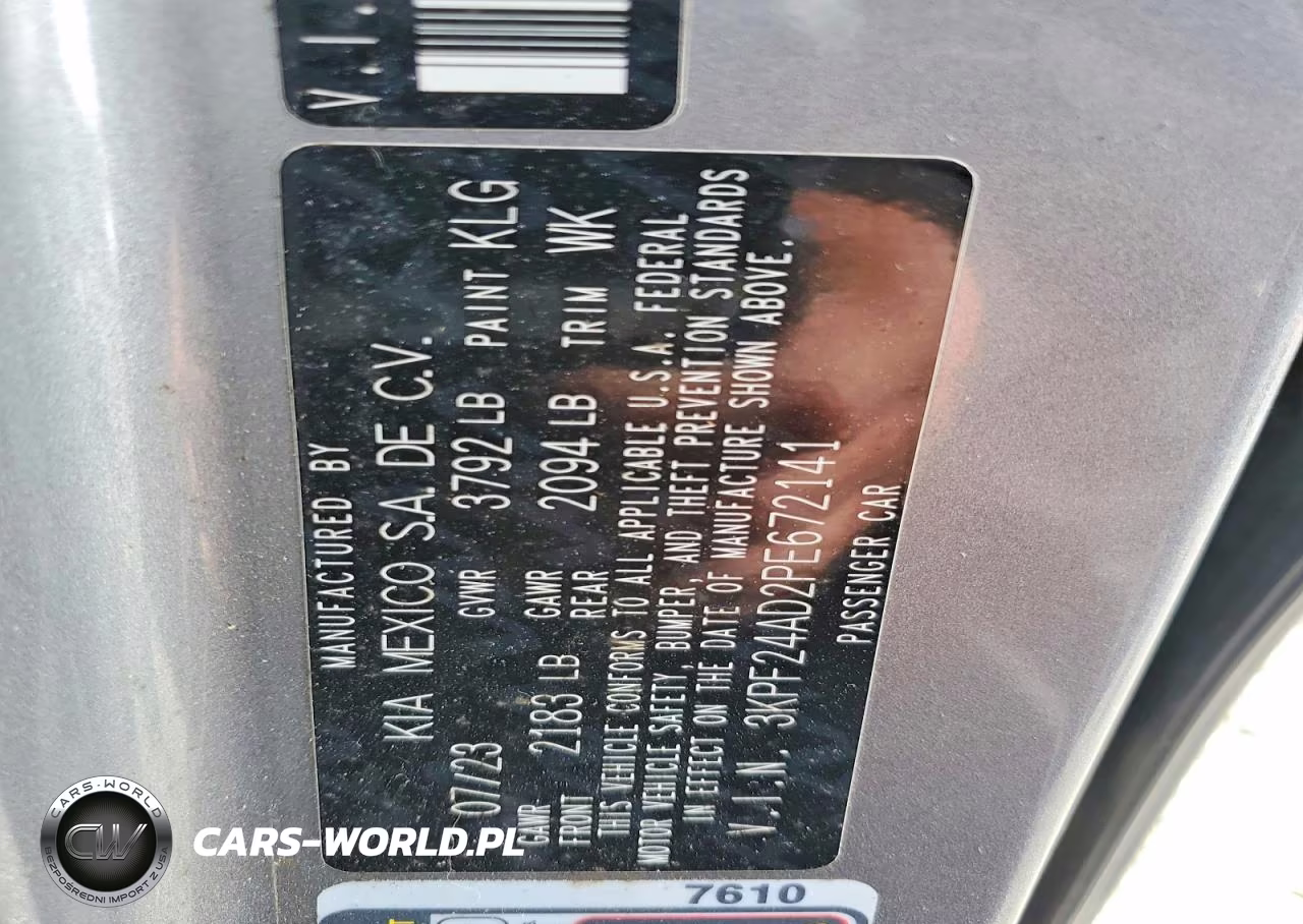 2023 Kia Forte Lxs VIN:3KPF24AD2PE672141 - 13