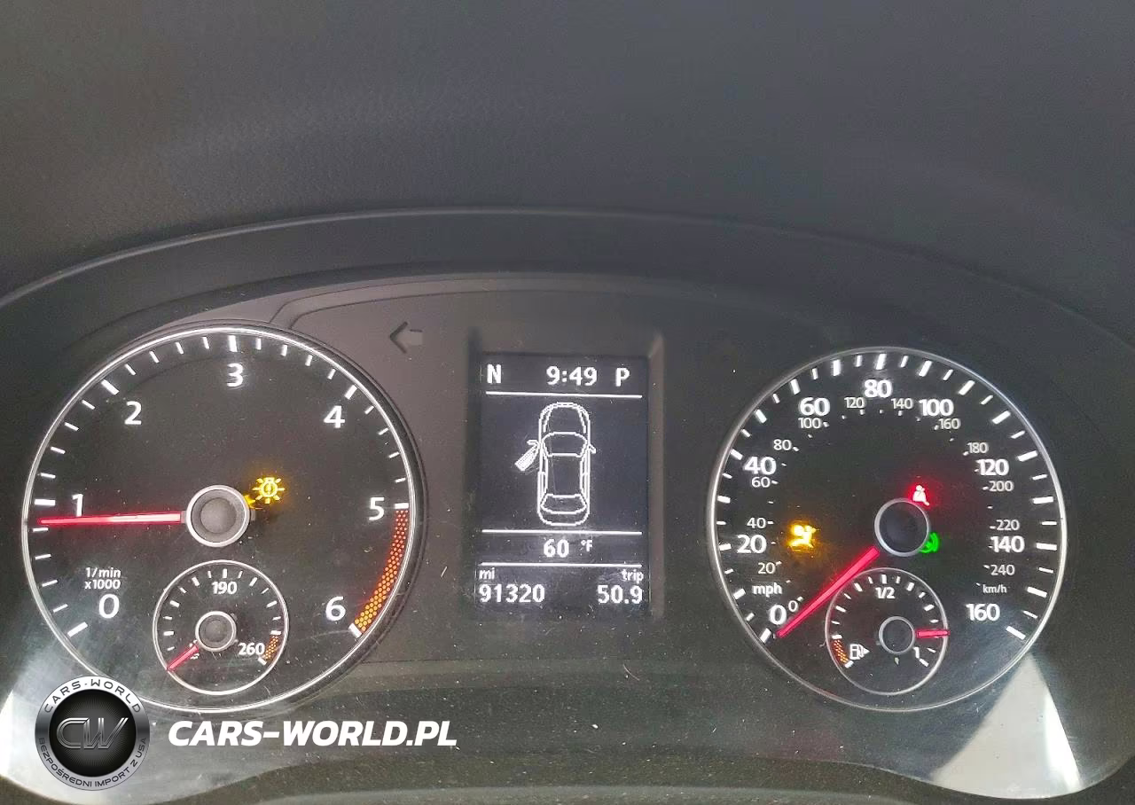 2014 Volkswagen Passat Se VIN:1VWBN7A37EC099429 - 9