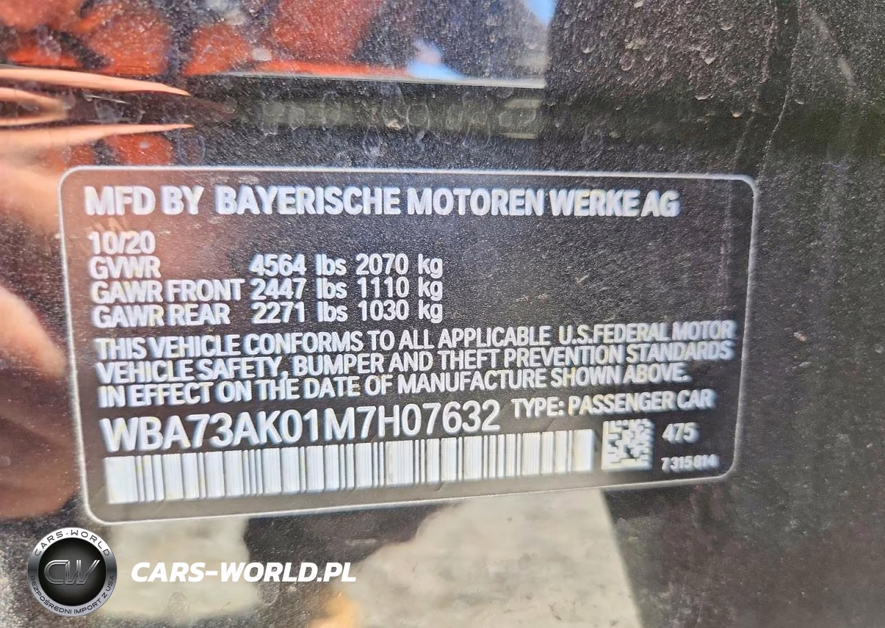 2021 BMW 228Xi VIN:WBA73AK01M7H07632 - 12