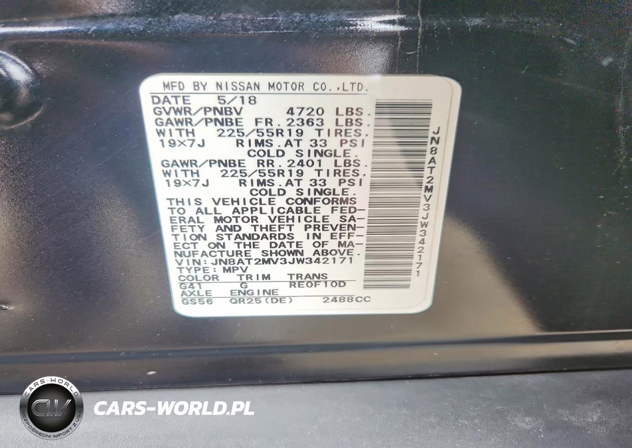 2018 Nissan Rogue Sl VIN:JN8AT2MV3JW342171 - 12