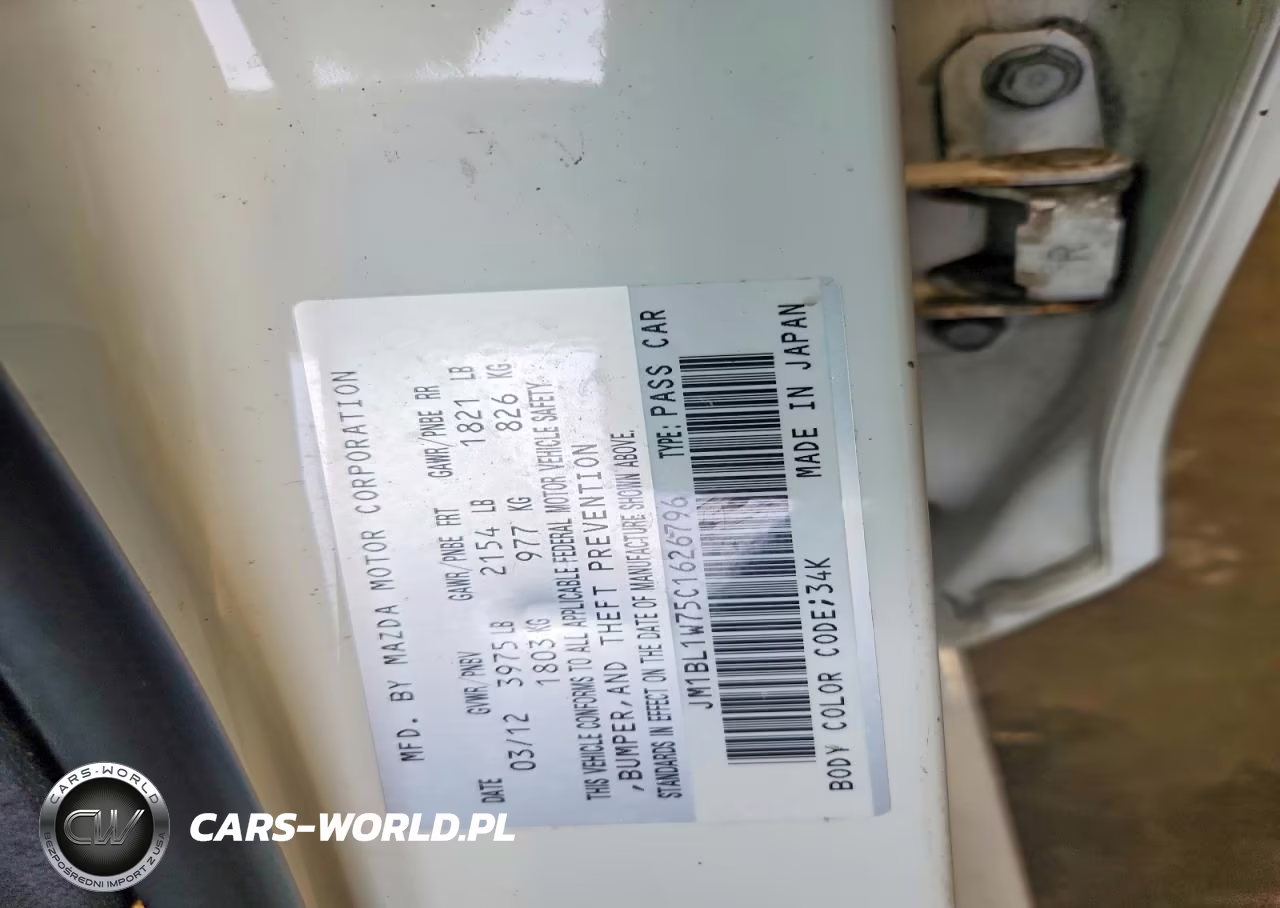2012 Mazda 3 I VIN:JM1BL1W75C1626796 - 12