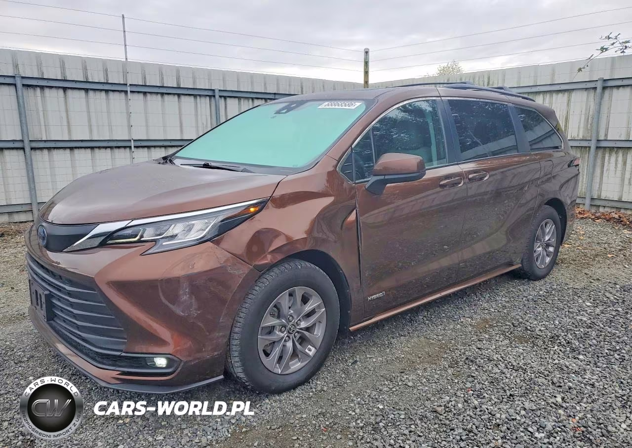 2021 Toyota Sienna Le VIN:5TDBSKFC6MS036441 - 1