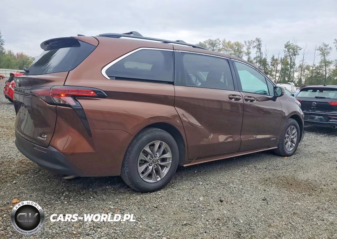 2021 Toyota Sienna Le VIN:5TDBSKFC6MS036441 - 3