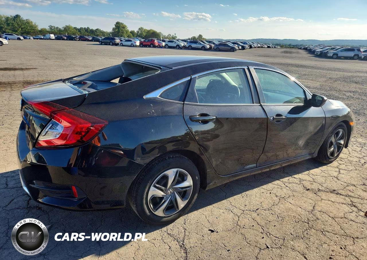 2020 Honda Civic Lx VIN:2HGFC2F69LH587213 - 3