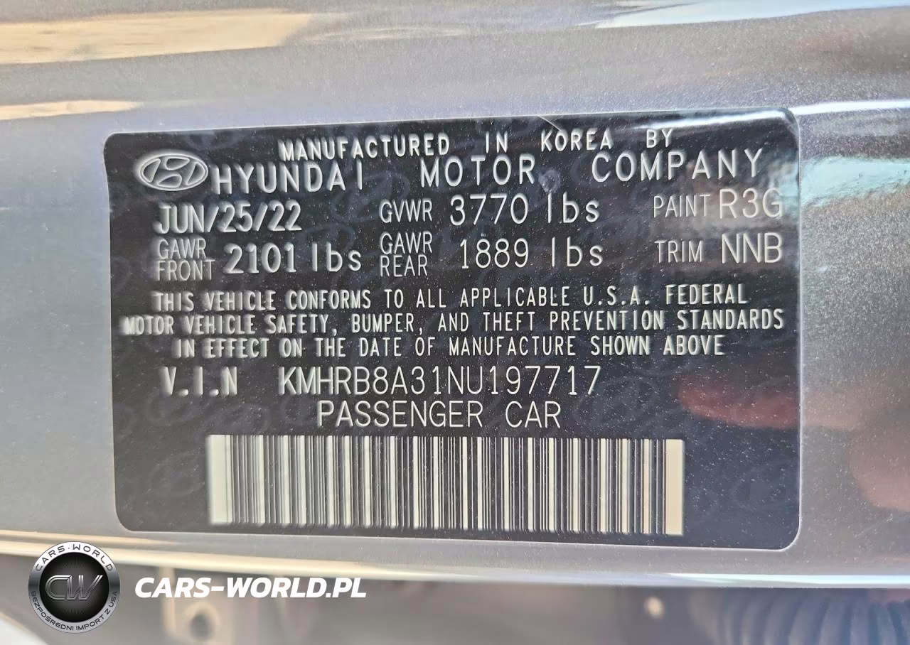 2022 Hyundai Venue Se VIN:KMHRB8A31NU197717 - 13