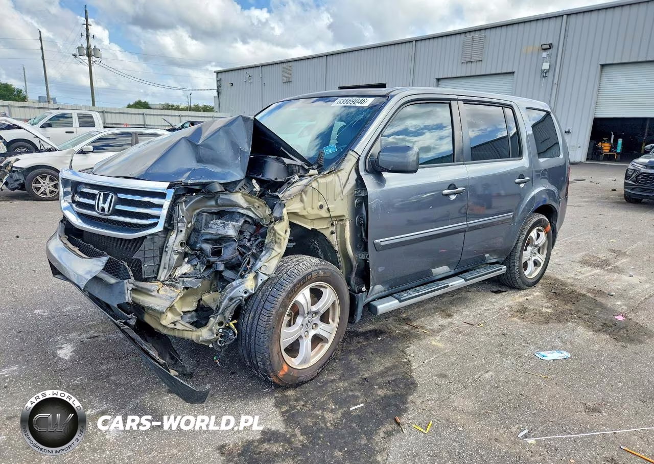 2013 Honda Pilot Exl VIN:5FNYF3H57DB007084 - 1