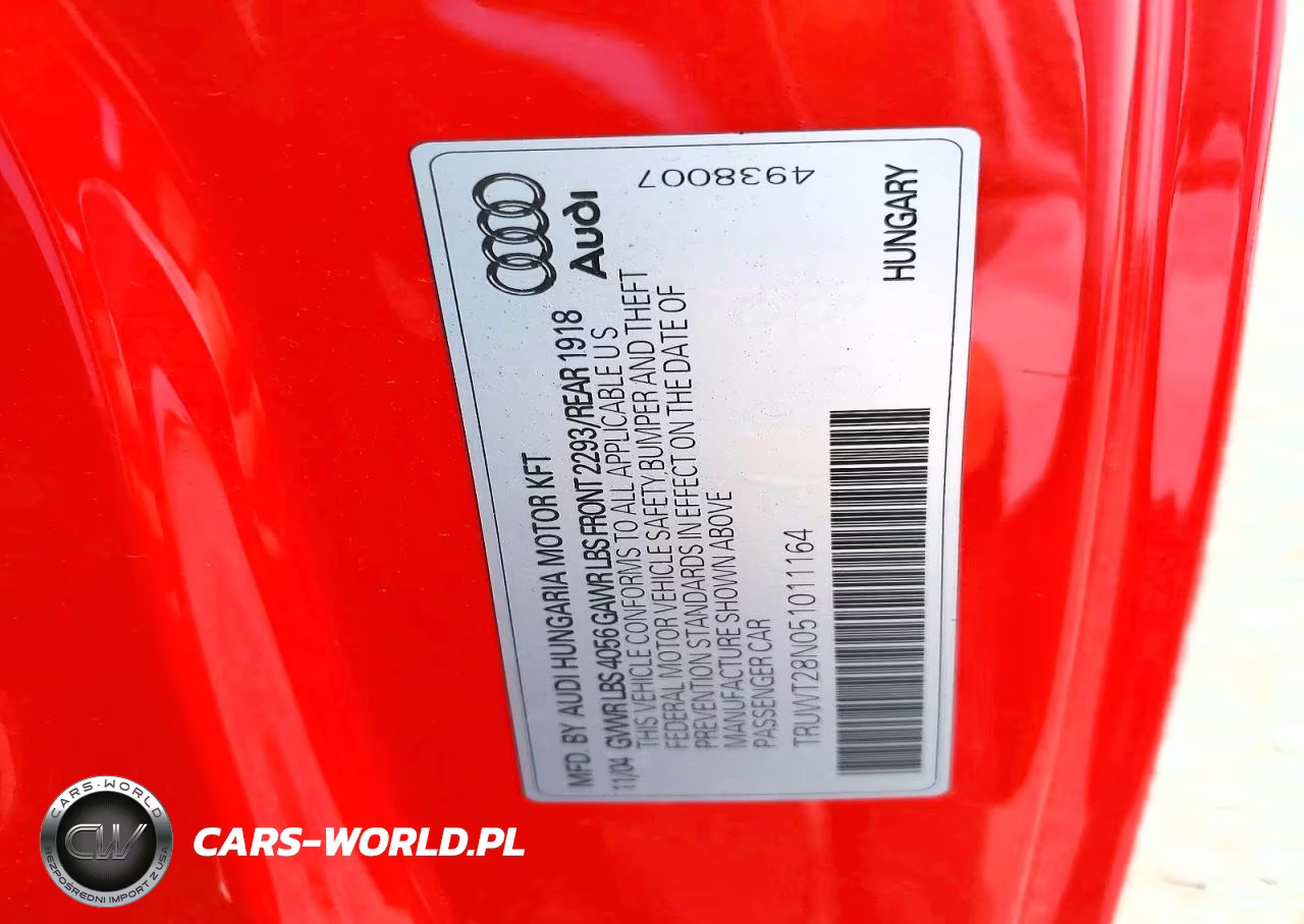 2005 Audi Tt Quattro VIN:TRUWT28N051011164 - 12