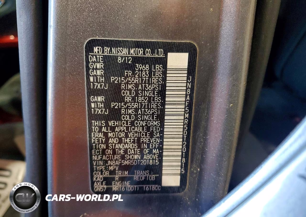 2013 Nissan Juke S VIN:JN8AF5MR5DT201815 - 12