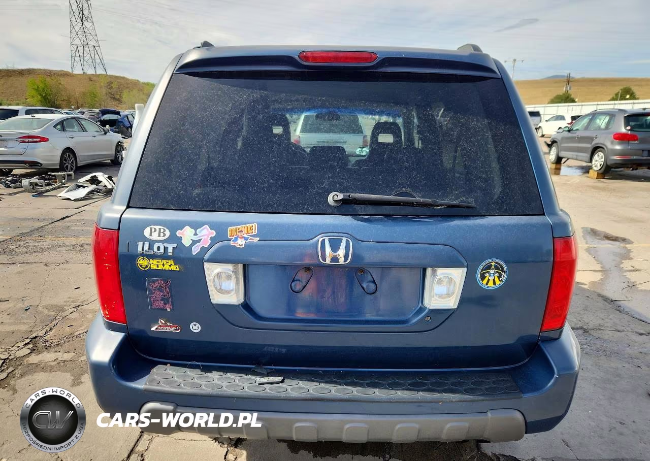2003 Honda Pilot Exl VIN:2HKYF185X3H525646 - 6