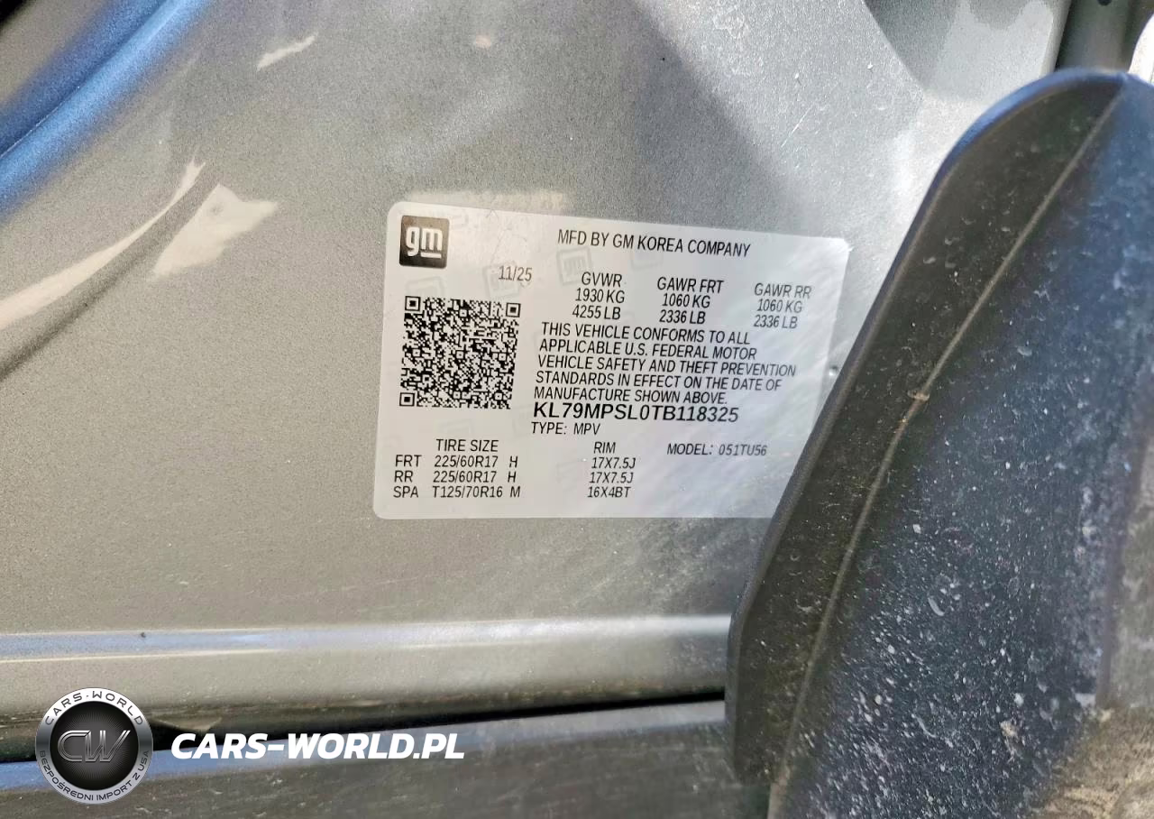 2026 Chevrolet Trailblazer Lt VIN:KL79MPSL0TB118325 - 14