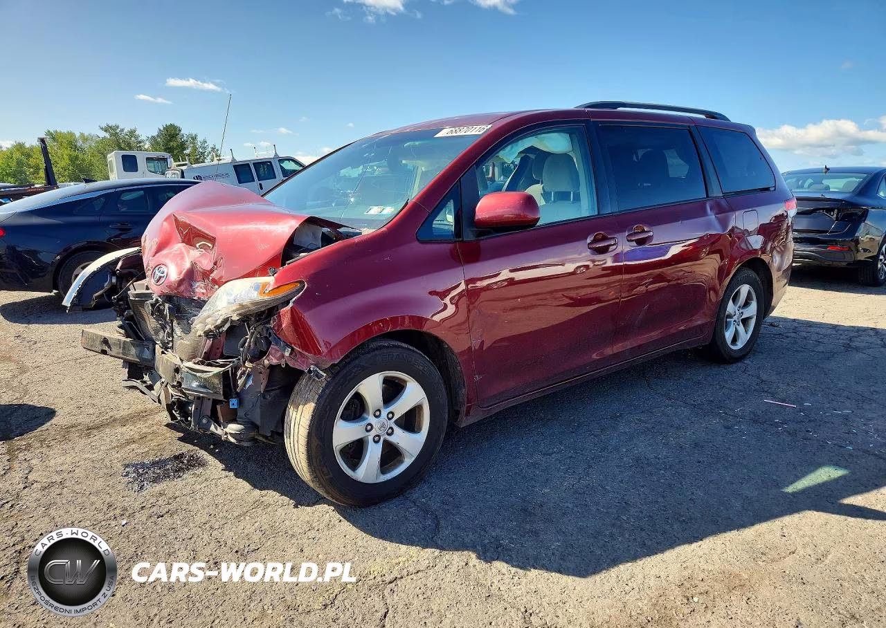 2014 Toyota Sienna Le VIN:5TDKK3DC6ES526646 - 1