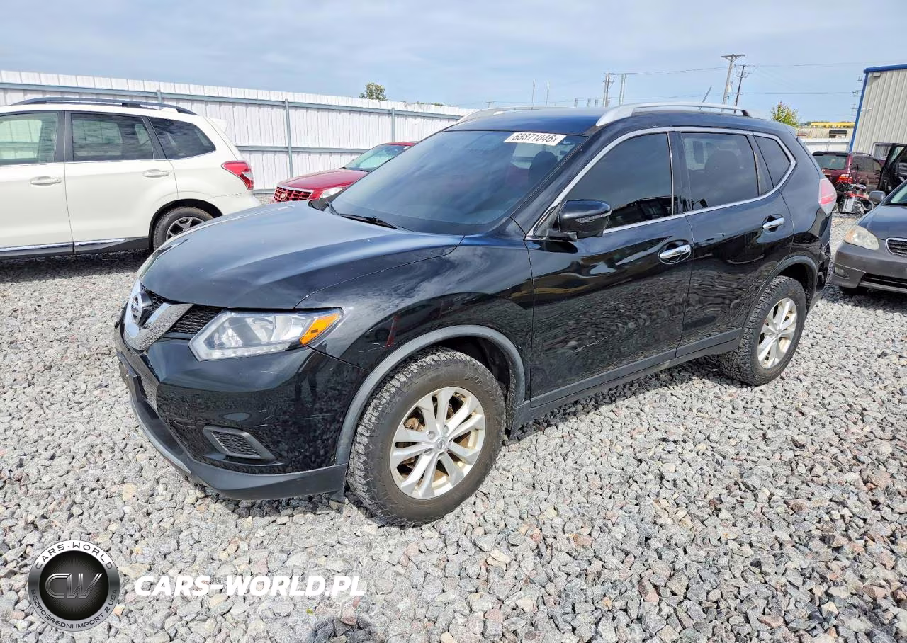2016 Nissan Rogue Sv VIN:JN8AT2MV7GW139227 - 1