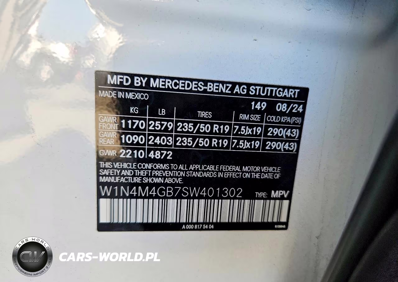 2025 Mercedes-Benz Glb 250 VIN:W1N4M4GB7SW401302 - 14