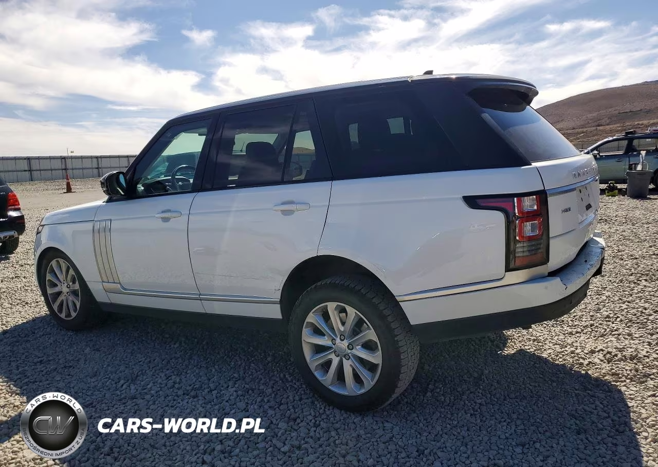 2016 Land Rover Range Rover Hse VIN:SALGS2VF6GA255301 - 2