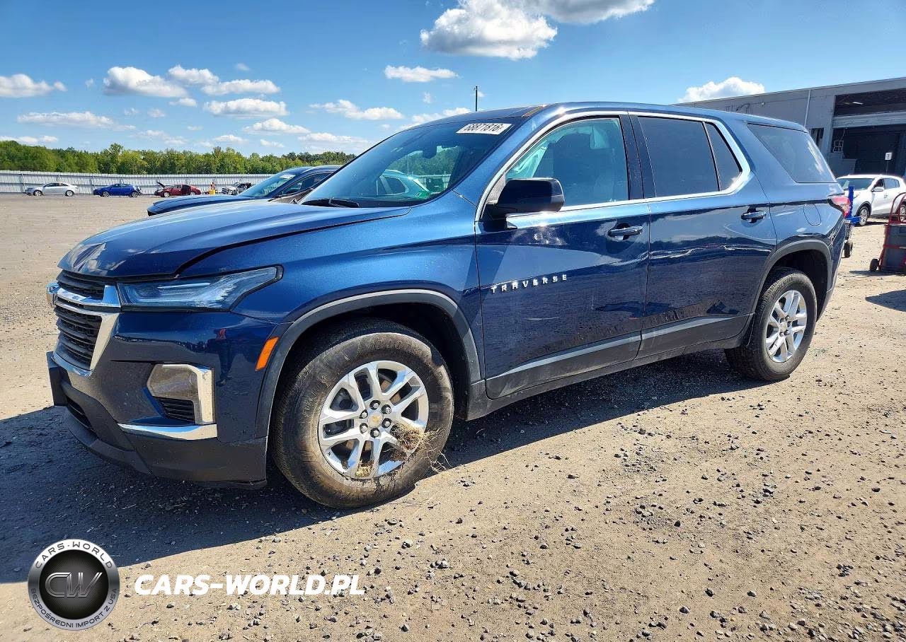 2022 Chevrolet Traverse Ls VIN:1GNERFKW2NJ159756 - 1