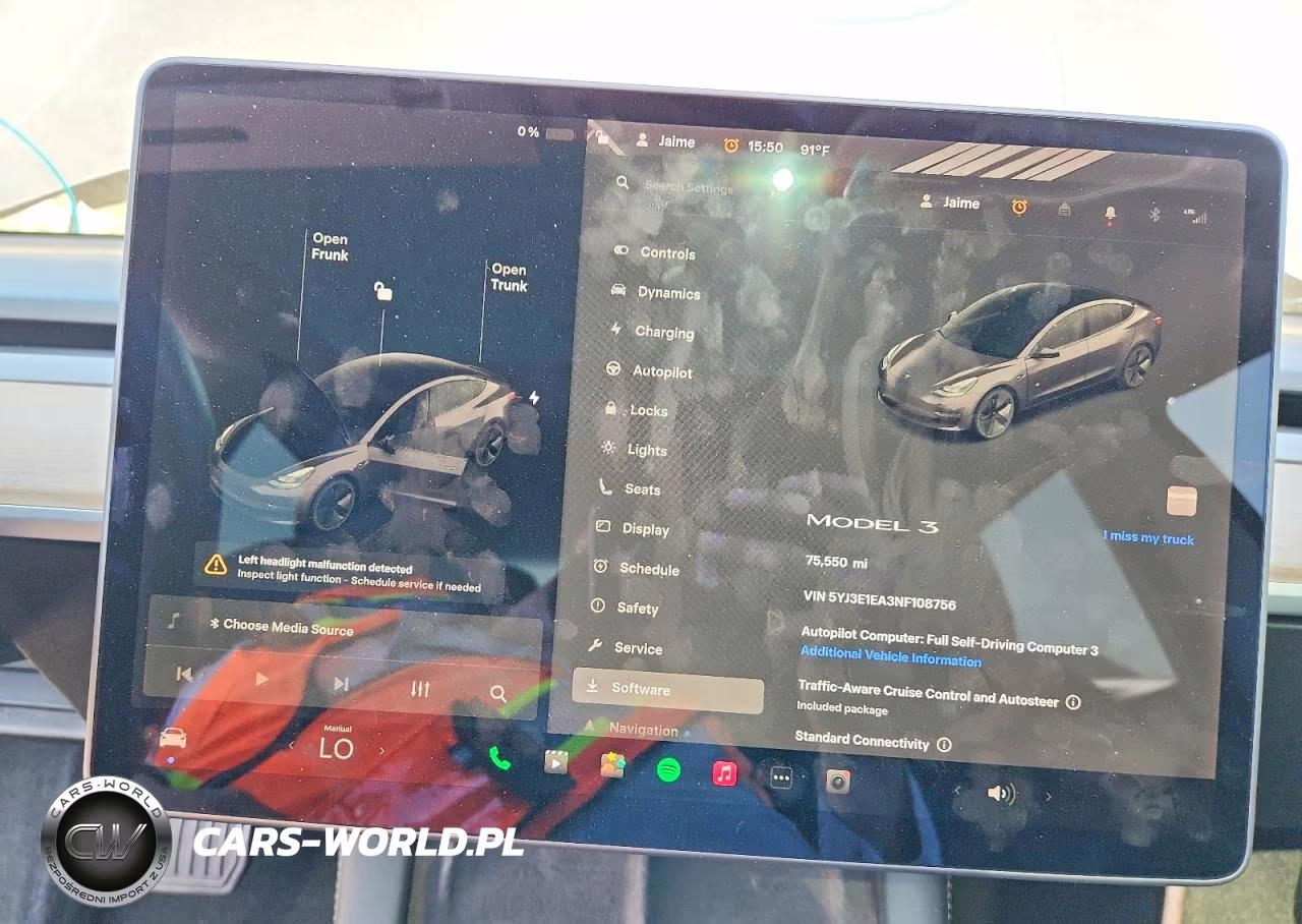 2022 Tesla Model 3 VIN:5YJ3E1EA3NF108756 - 9