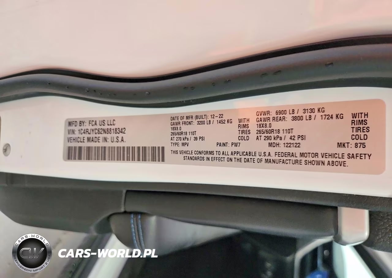 2022 Jeep Grand Cherokee Trailhawk 4Xe VIN:1C4RJYC62N8818342 - 13