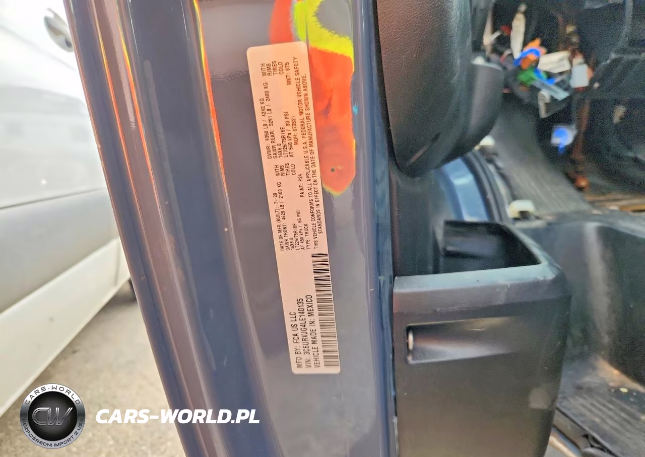 2020 Ram Promaster 3500 Vf Delivery Van VIN:3C6URVJG4LE140135 - 12