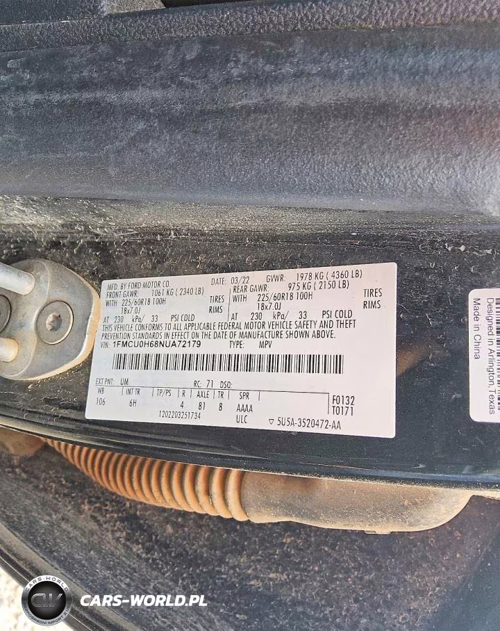 2022 Ford Escape Sel VIN:1FMCU0H68NUA72179 - 13