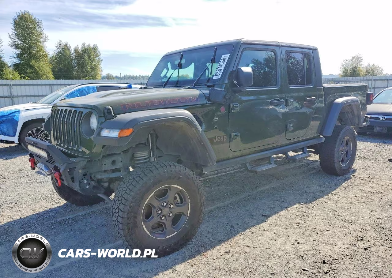 2022 Jeep Gladiator Rubicon VIN:1C6JJTBG9NL182923 - 1