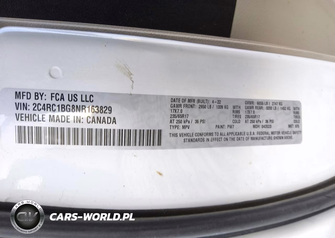 2022 Chrysler Pacifica Touring L VIN:2C4RC1BG8NR163829 - 13