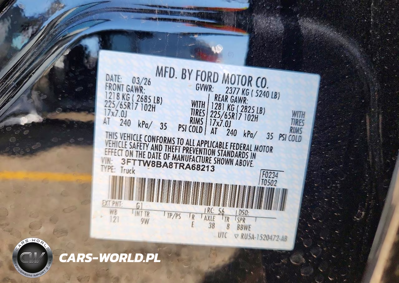 2026 Ford Maverick Xl VIN:3FTTW8BA8TRA68213 - 12