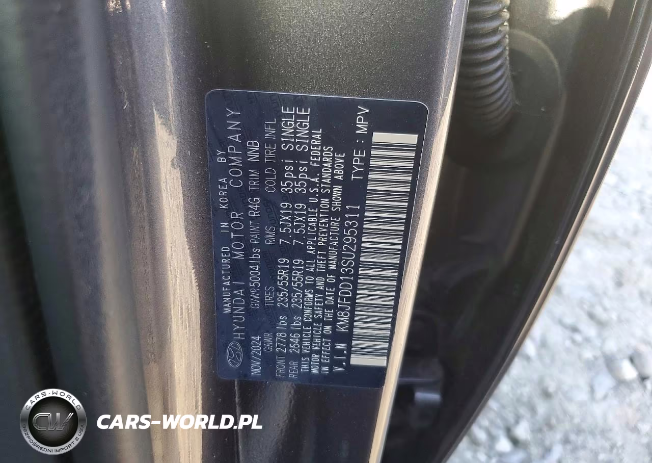 2025 Hyundai Tucson N Line VIN:KM8JFDD13SU295311 - 14
