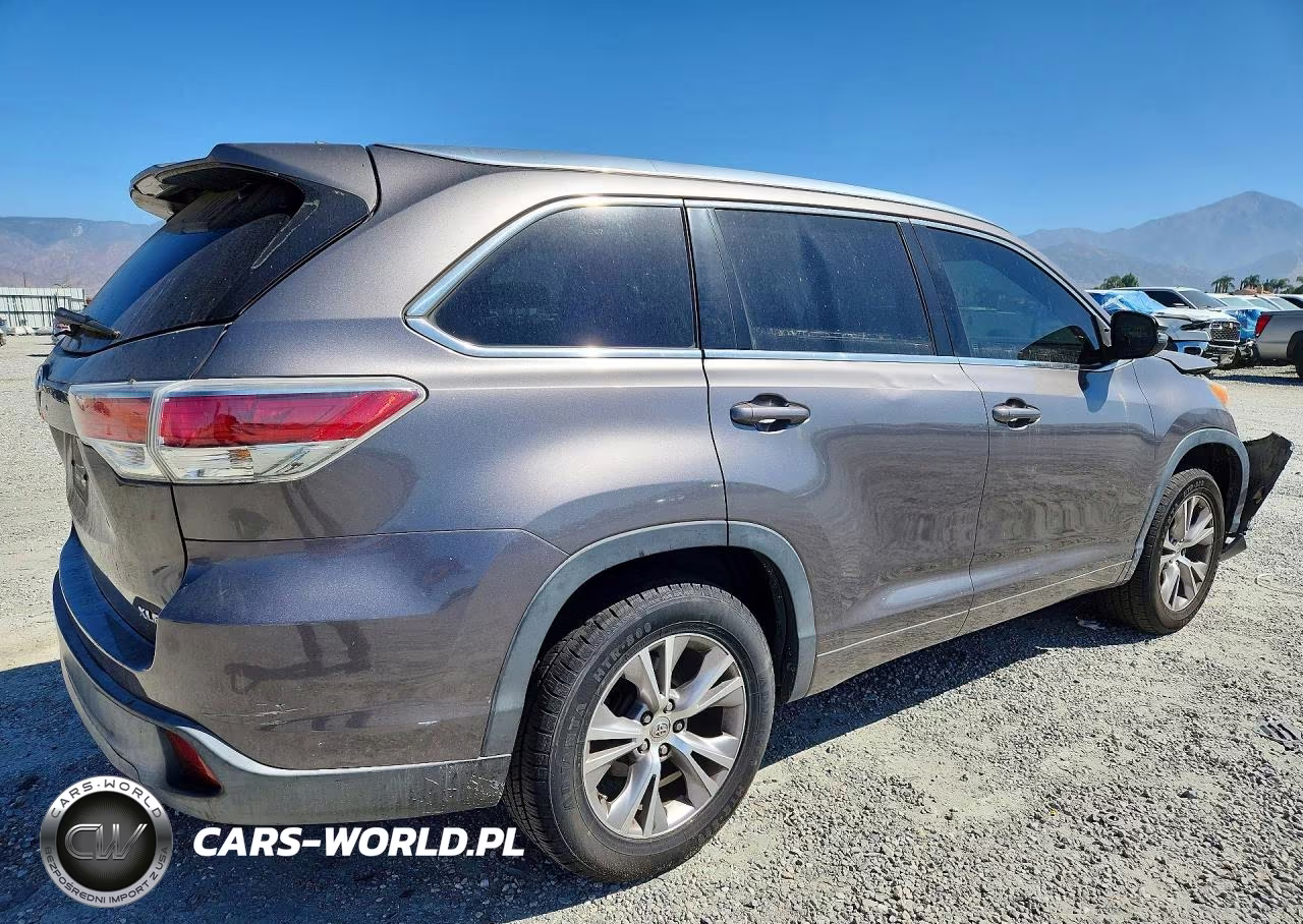 2015 Toyota Highlander Xle VIN:5TDKKRFHXFS091580 - 3