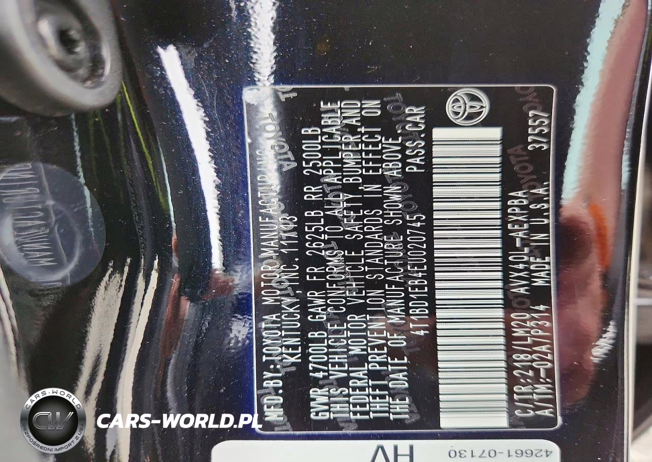 2014 Toyota Avalon Hybrid Limited VIN:4T1BD1EB4EU020745 - 12