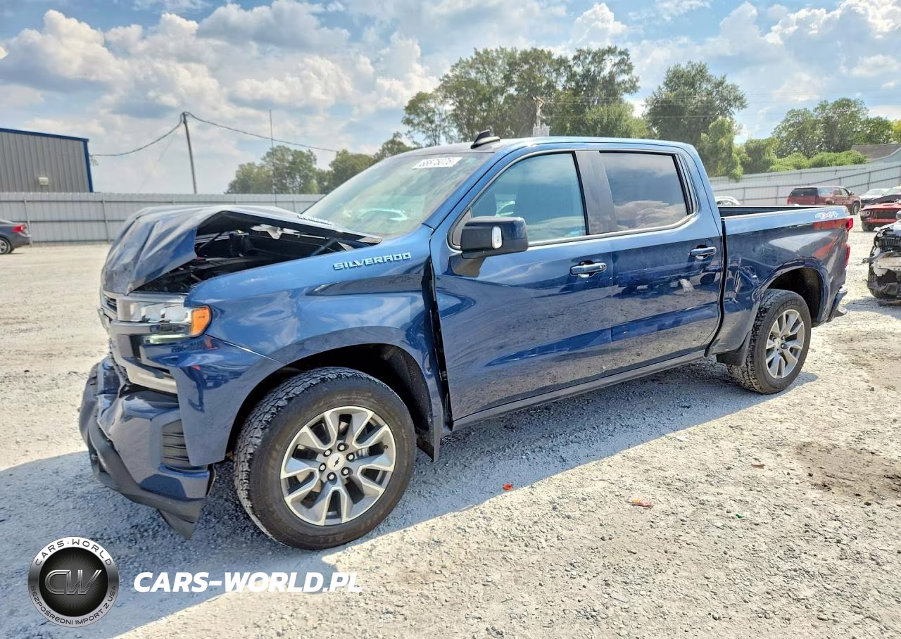 2021 Chevrolet Silverado K1500 Rst VIN:3GCUYEET3MG285336 - 1