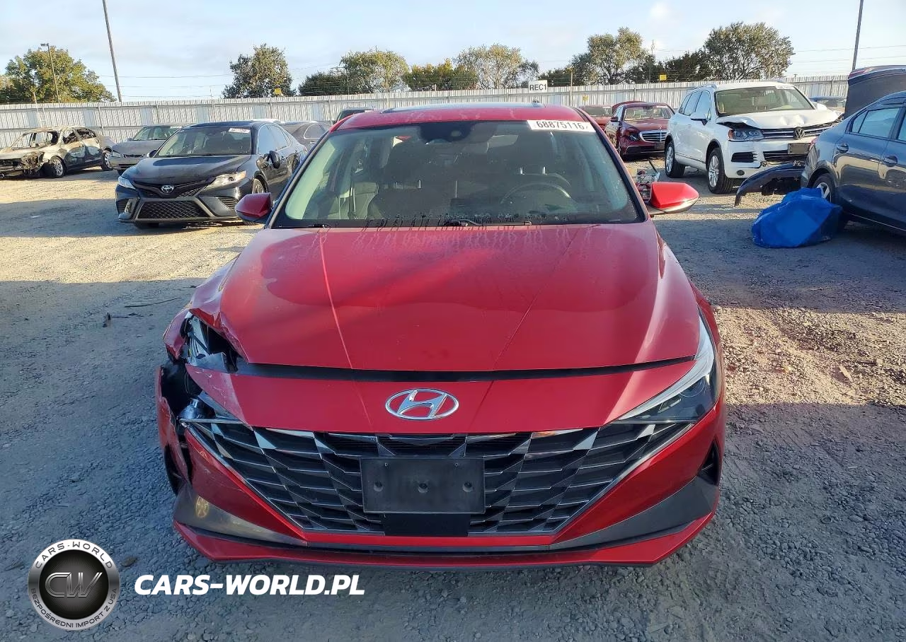 2022 Hyundai Elantra Sel VIN:5NPLN4AG5NH071867 - 5