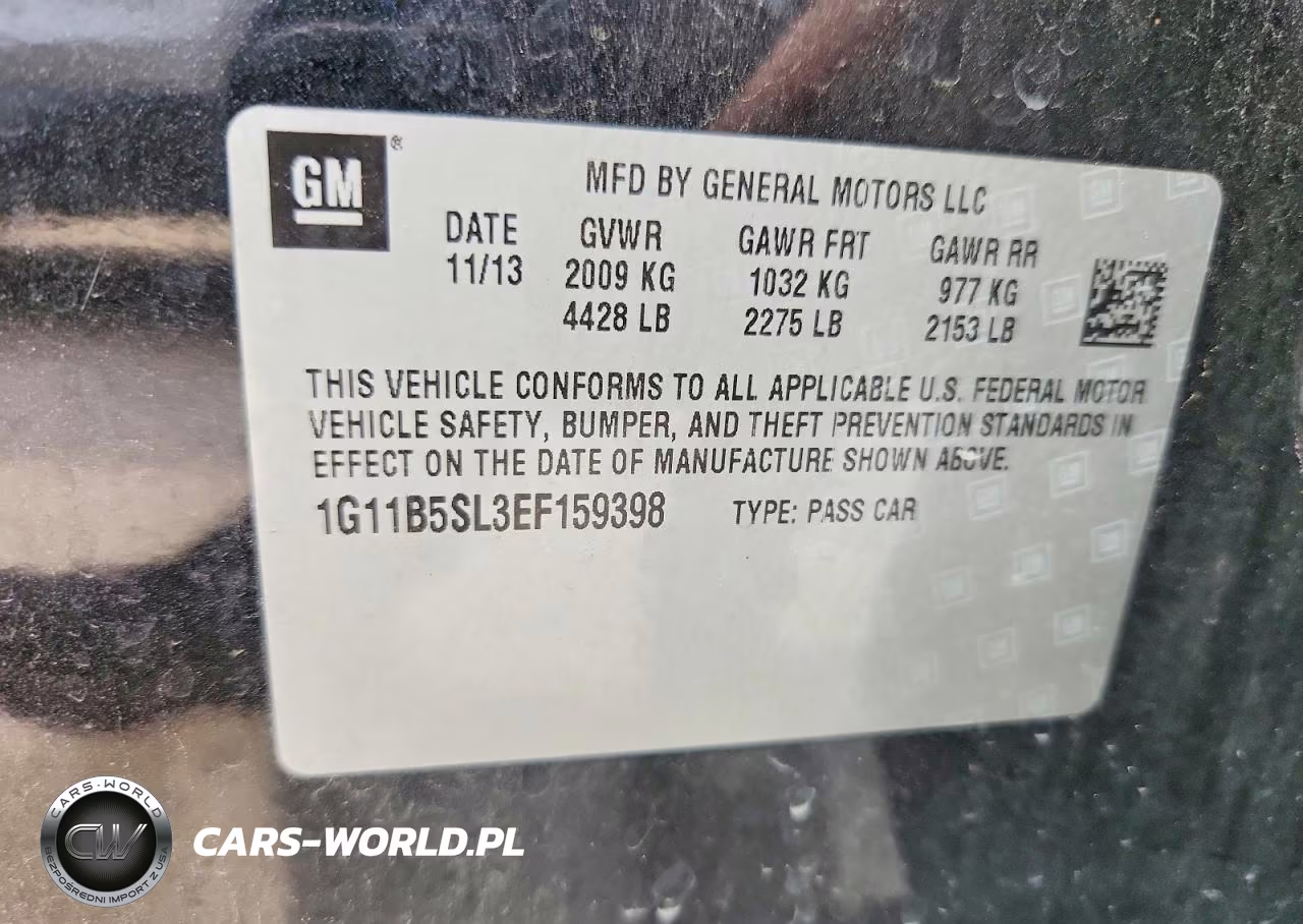 2014 Chevrolet Malibu Ls VIN:1G11B5SL3EF159398 - 12