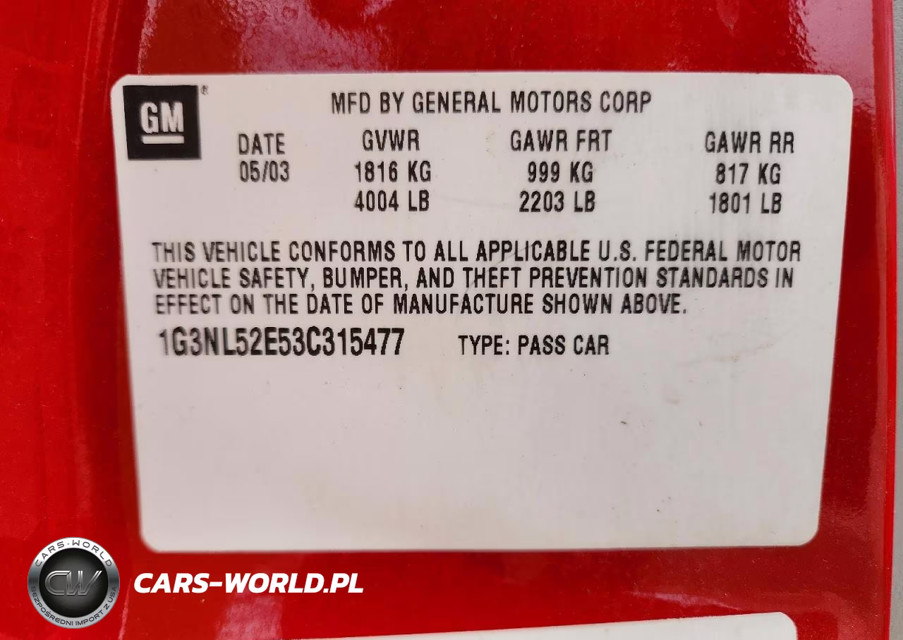 2003 Oldsmobile Alero Gl VIN:1G3NL52E53C315477 - 12
