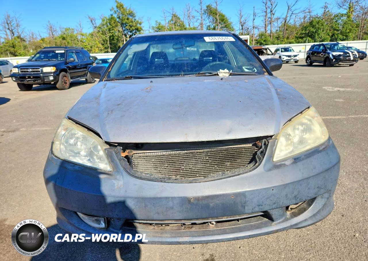 2004 Honda Civic Dx Vp VIN:1HGEM22134L028330 - 5