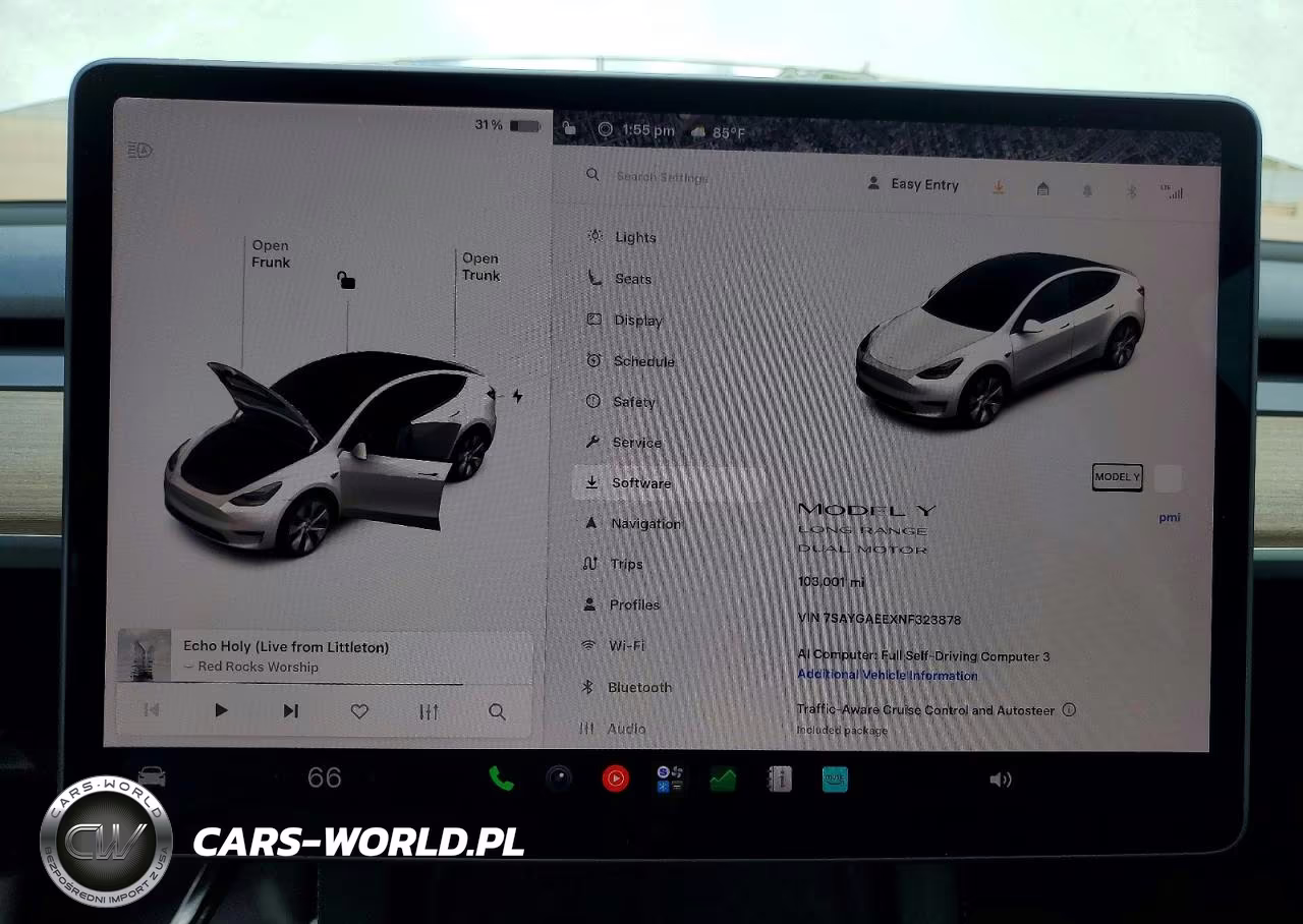2022 Tesla Model Y VIN:7SAYGAEEXNF323878 - 9