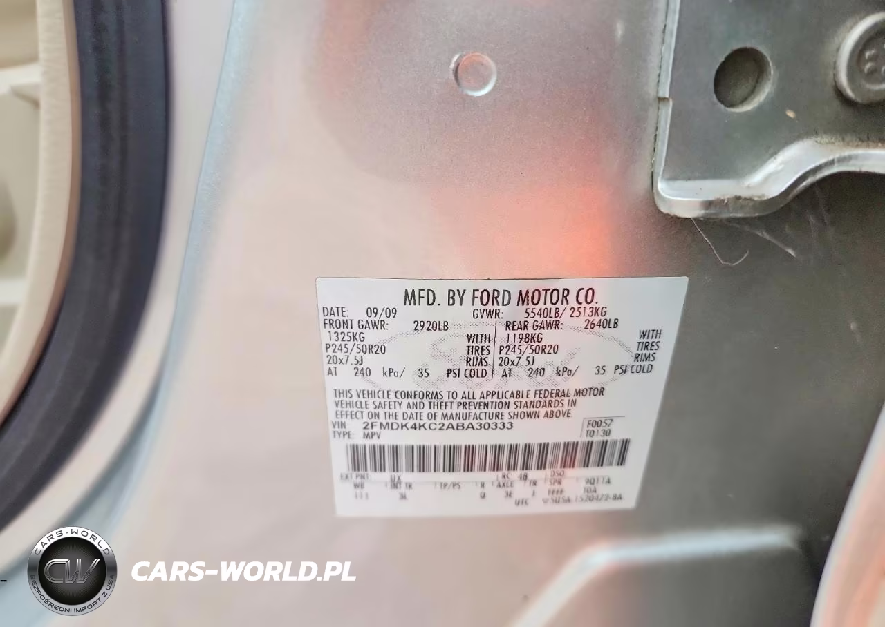 2010 Ford Edge Limited VIN:2FMDK4KC2ABA30333 - 13