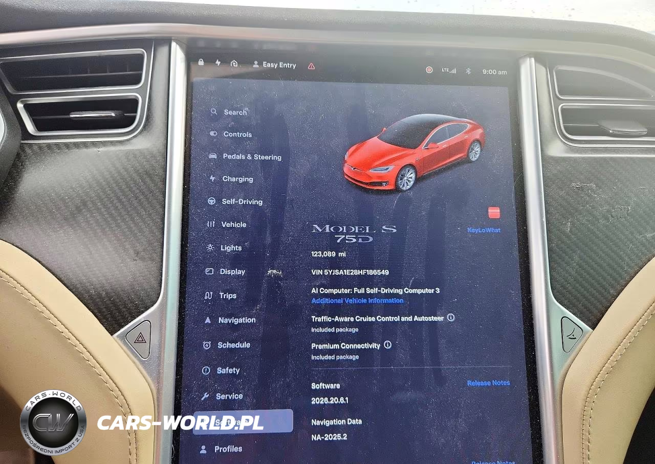 2017 Tesla Model S VIN:5YJSA1E28HF186549 - 9