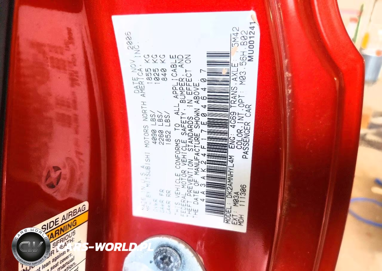 2007 Mitsubishi Eclipse Gs VIN:4A3AK24F17E046407 - 12