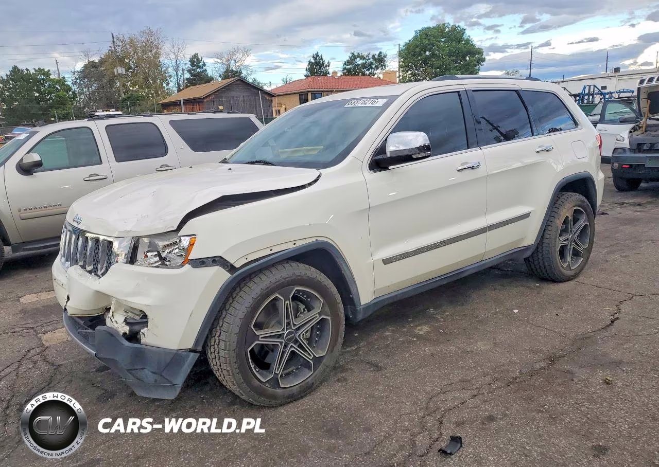 2012 Jeep Grand Cherokee Overland VIN:1C4RJFCT1CC347319 - 1