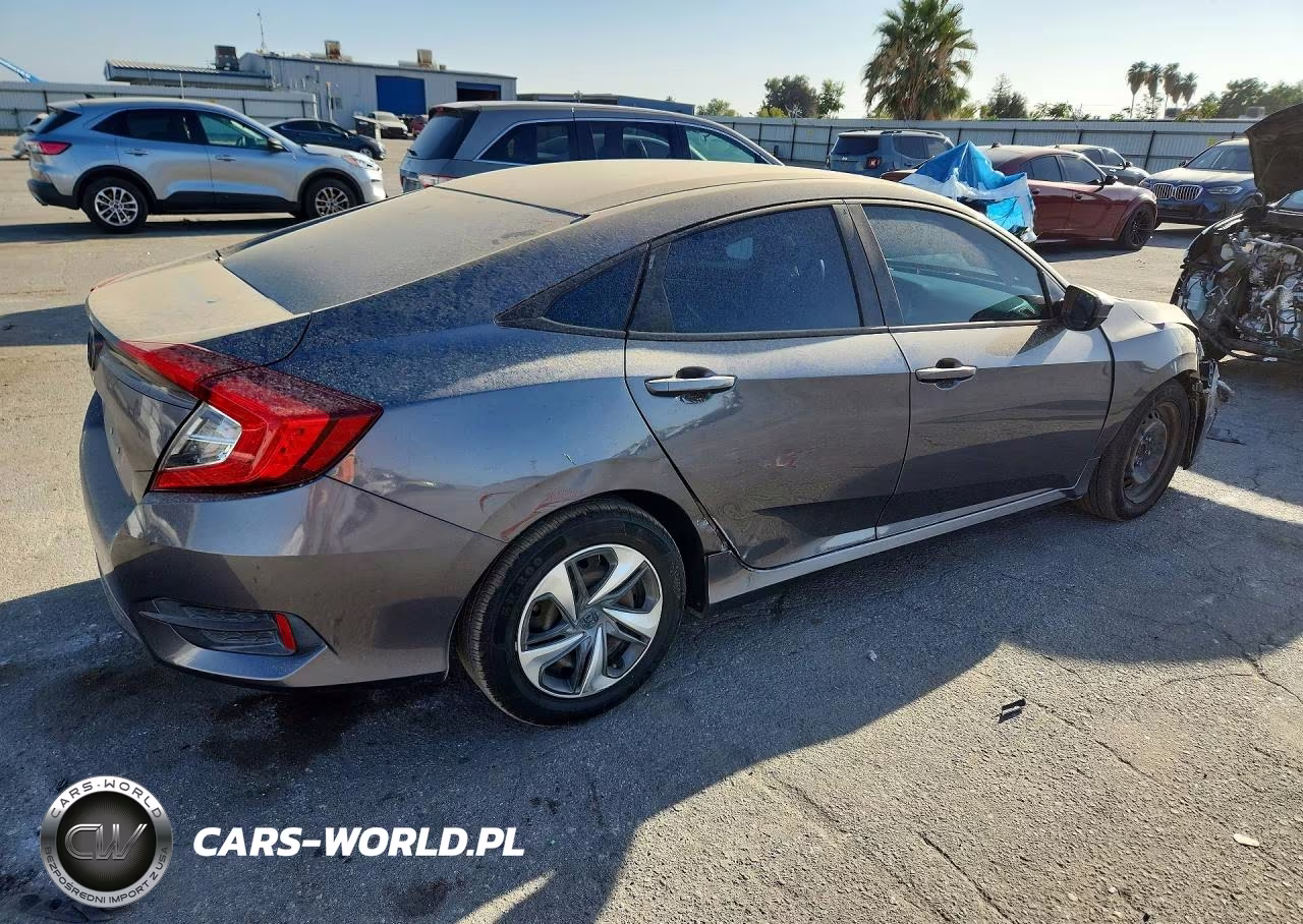 2019 Honda Civic Lx VIN:2HGFC2F66KH583151 - 3