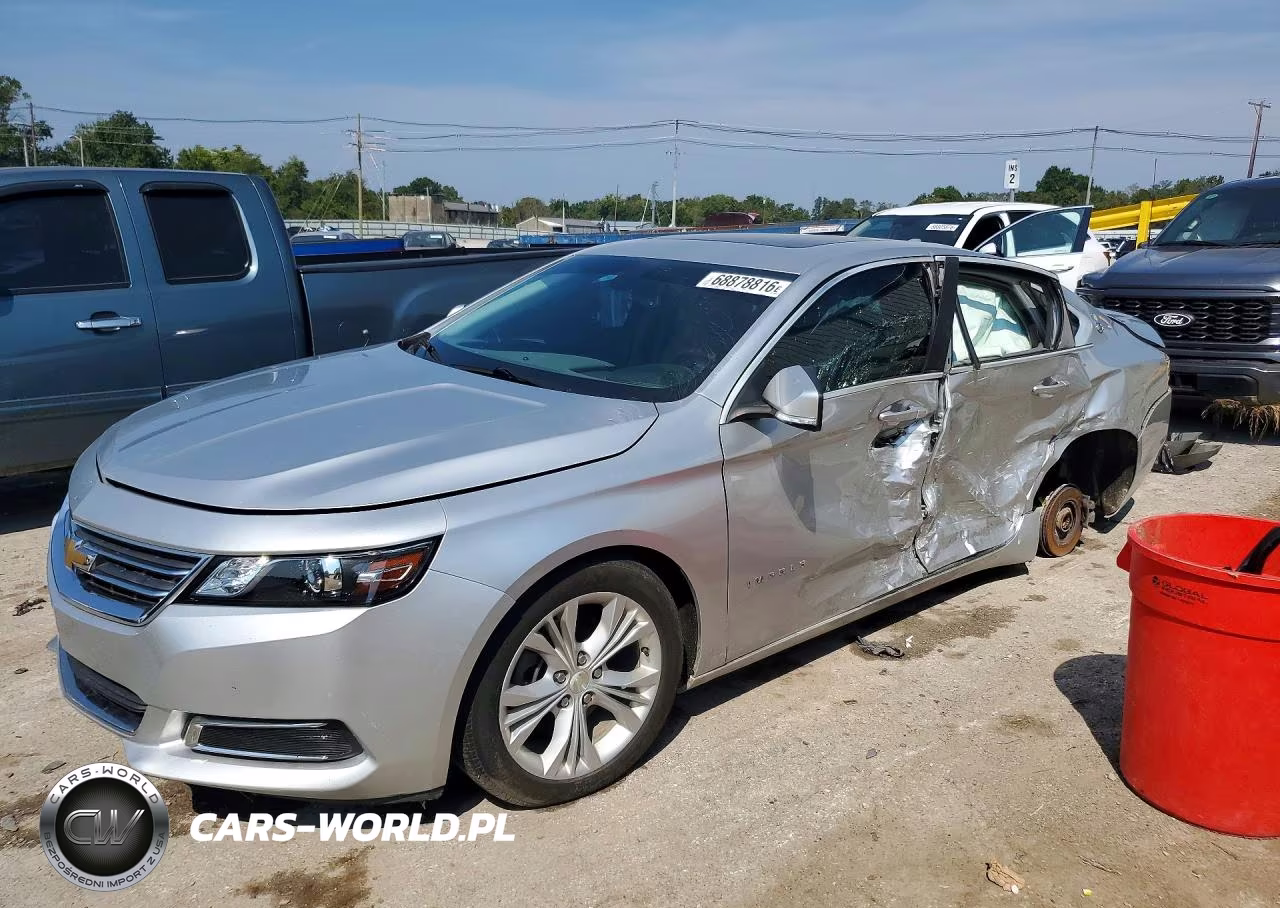 2014 Chevrolet Impala Lt VIN:1G1125S31EU141574 - 1