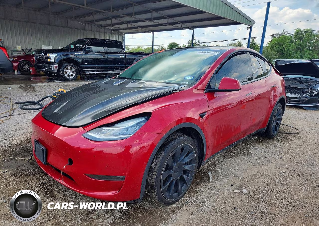 2022 Tesla Model Y VIN:7SAYGDEE3NF481447 - 1