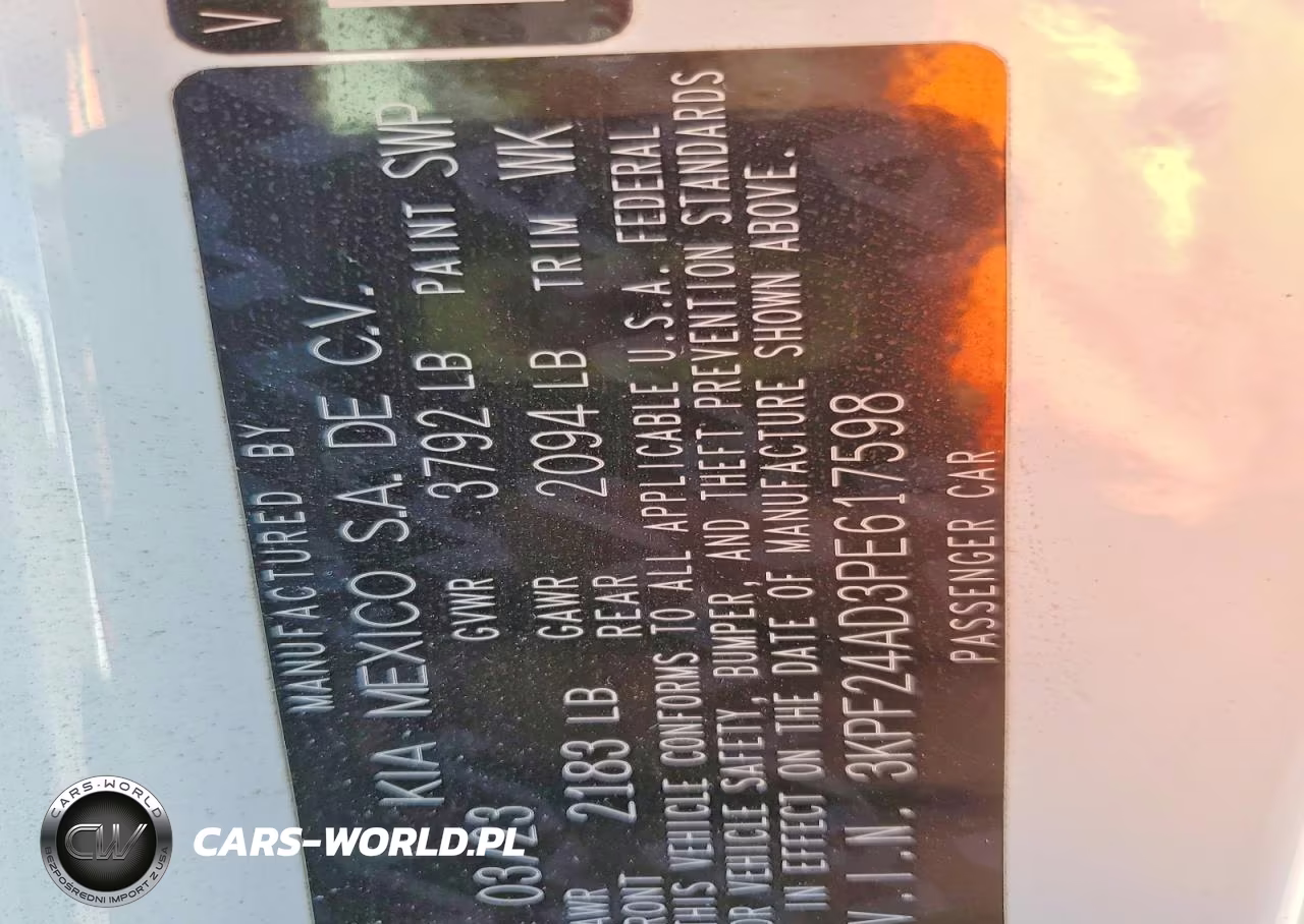 2023 Kia Forte Lxs VIN:3KPF24AD3PE617598 - 12
