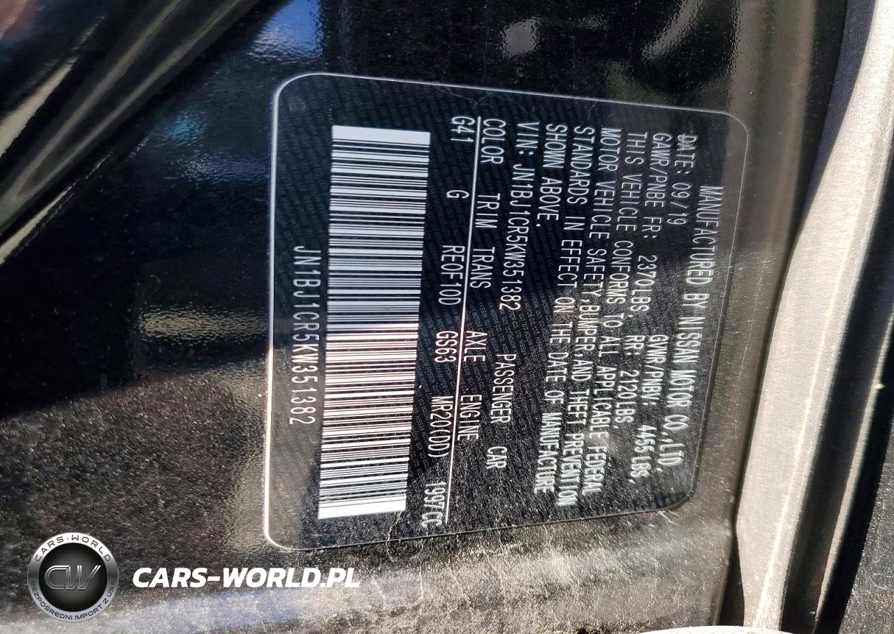 2019 Nissan Rogue Sport Sv VIN:JN1BJ1CR5KW351382 - 14
