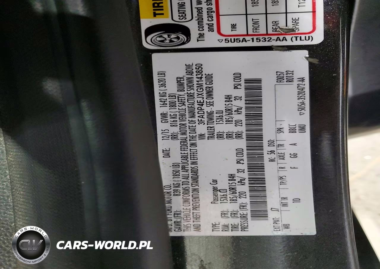 2016 Ford Fiesta Se VIN:3FADP4EJXGM143850 - 12