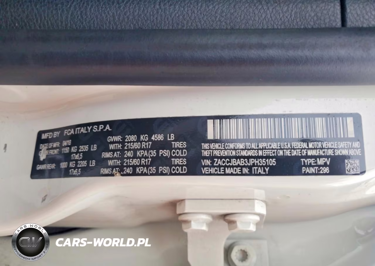 2018 Jeep Renegade Sport VIN:ZACCJBAB3JPH35105 - 12