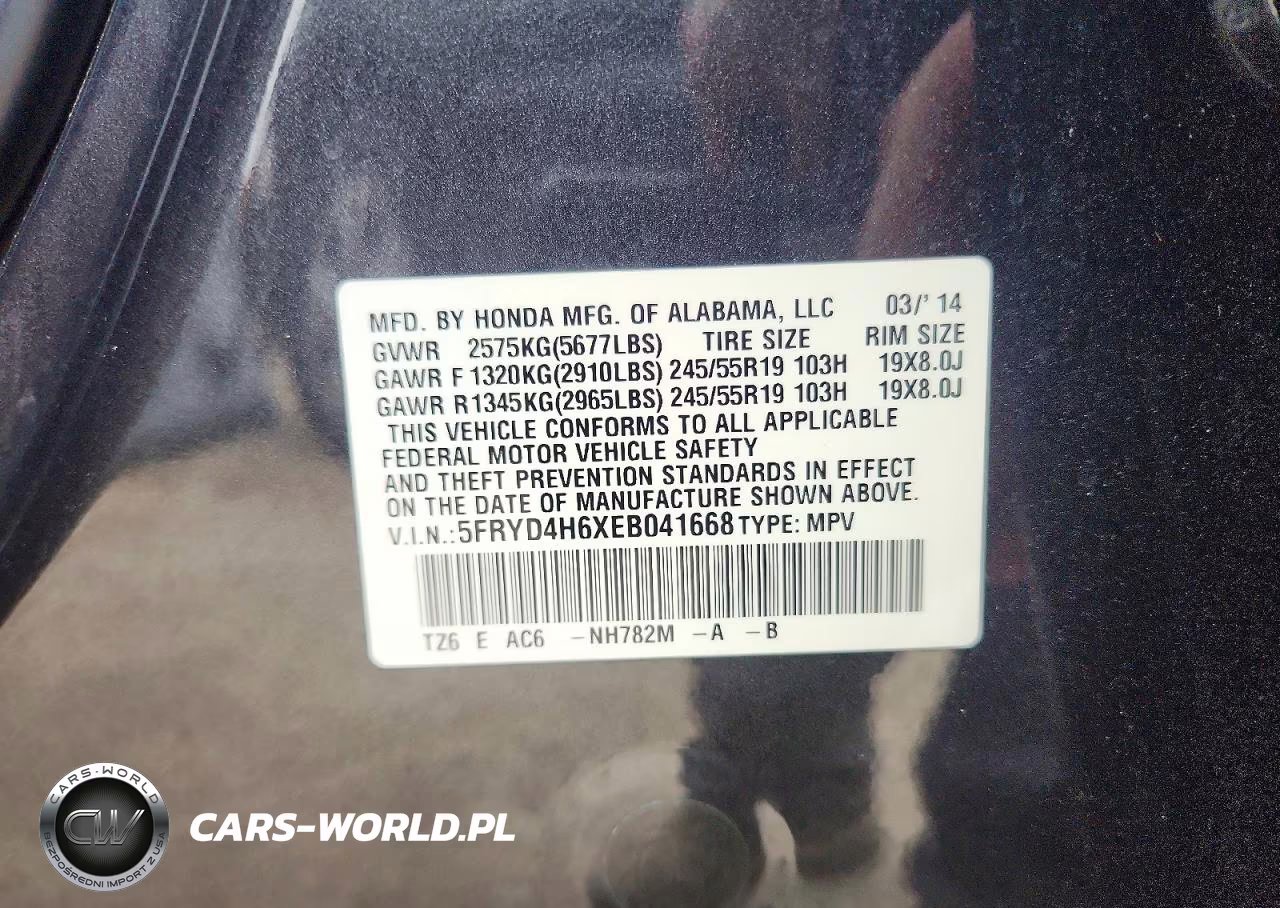 2014 Acura Mdx Technology VIN:5FRYD4H6XEB041668 - 12