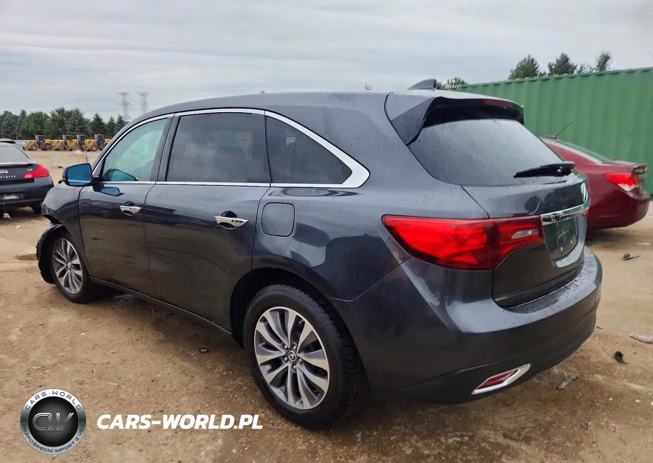 2014 Acura Mdx Technology VIN:5FRYD4H6XEB041668 - 2